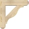 Ekena Millwork Funston Craftsman Rough Sawn Bracket w/ Offset Brace, Douglas Fir, 6"W x 22"D x 22"H BKT0604X22X22FST04RDF - alternate 3